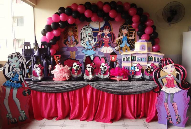 Artigos para festa da monster high