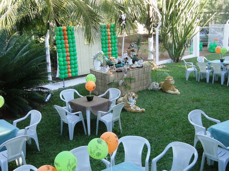 Dicas para fazer uma festa infantil ao ar livre -> Decoração Festa Infantil Zoologico Dicas para fazer uma festa infantil ao ar livre -> Decoração Festa Infantil Zoologico