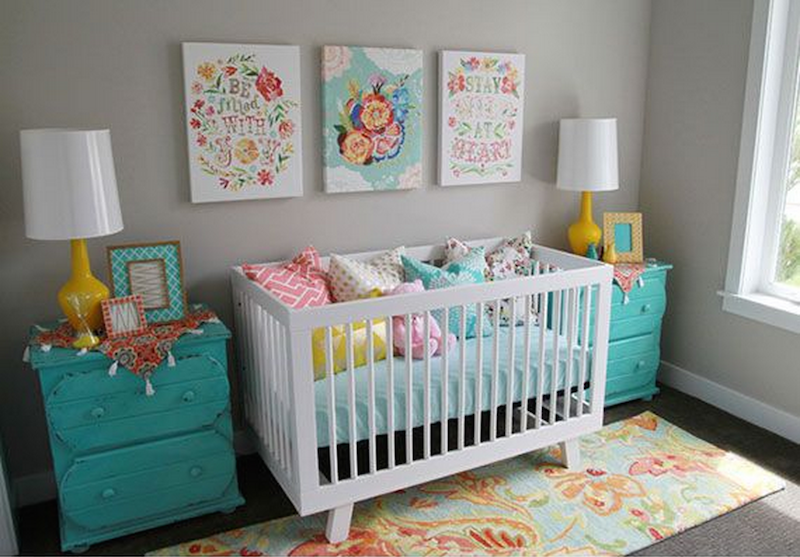 41 Ideias para decorar quarto de beb u00ea menina Dormitorio Quarta ~ 41 Ideias para decorar quarto de beb u00ea menina