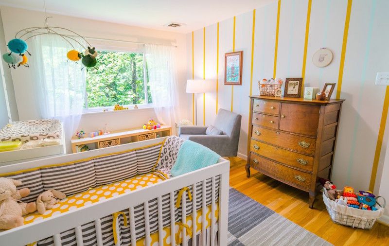 41 Ideias para decorar quarto de beb? menina Quarto De Bebe Laranja Com Amarelo ~ 41 Ideias para decorar quarto de beb? menina