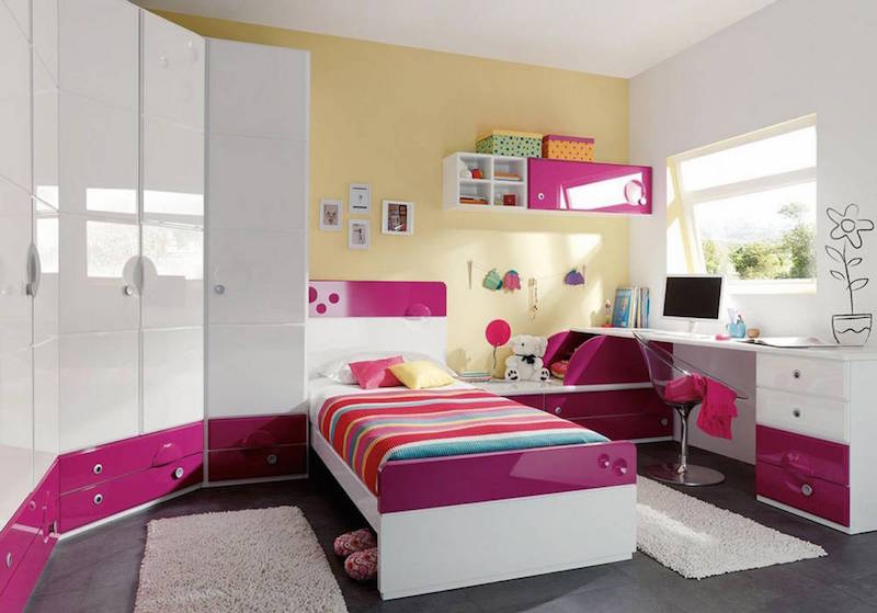 35 LINDAS ideias de decora??o para quarto de menina Cores De Quarto Para Jovens Feminino ~ 35 LINDAS ideias de decora??o para quarto de menina