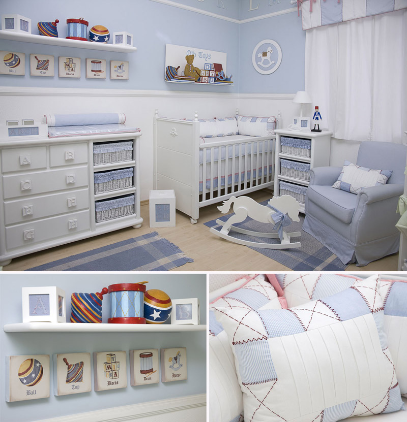 decoracao de quarto de bebe azul e amarelo:quarto-azul-bebê decoracao de quarto de bebe azul e amarelo:quarto-azul-bebê