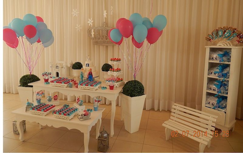 frozen-decoração-festa