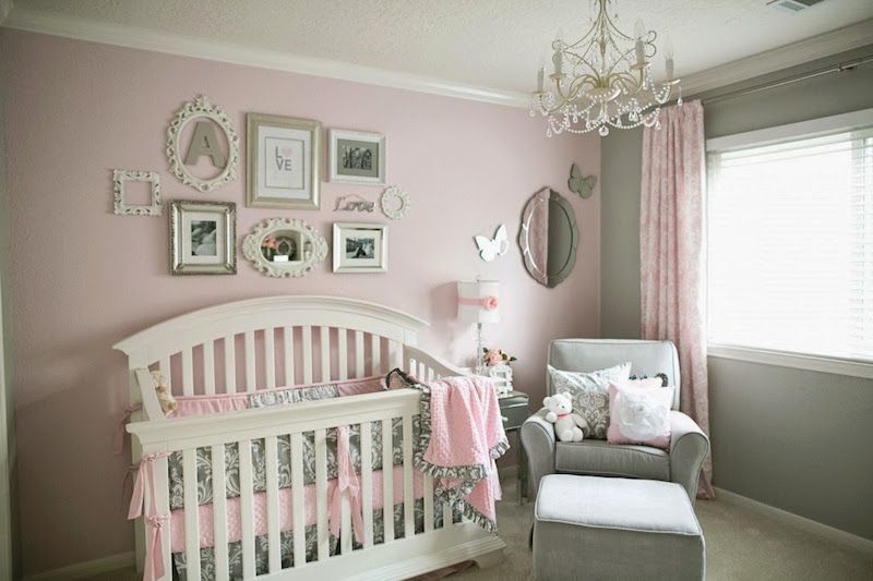 quarto-de-bebê-menina-rosa-cinza