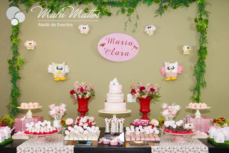 DECORAÇÃO CHÁ BEBE MARIA CLARA