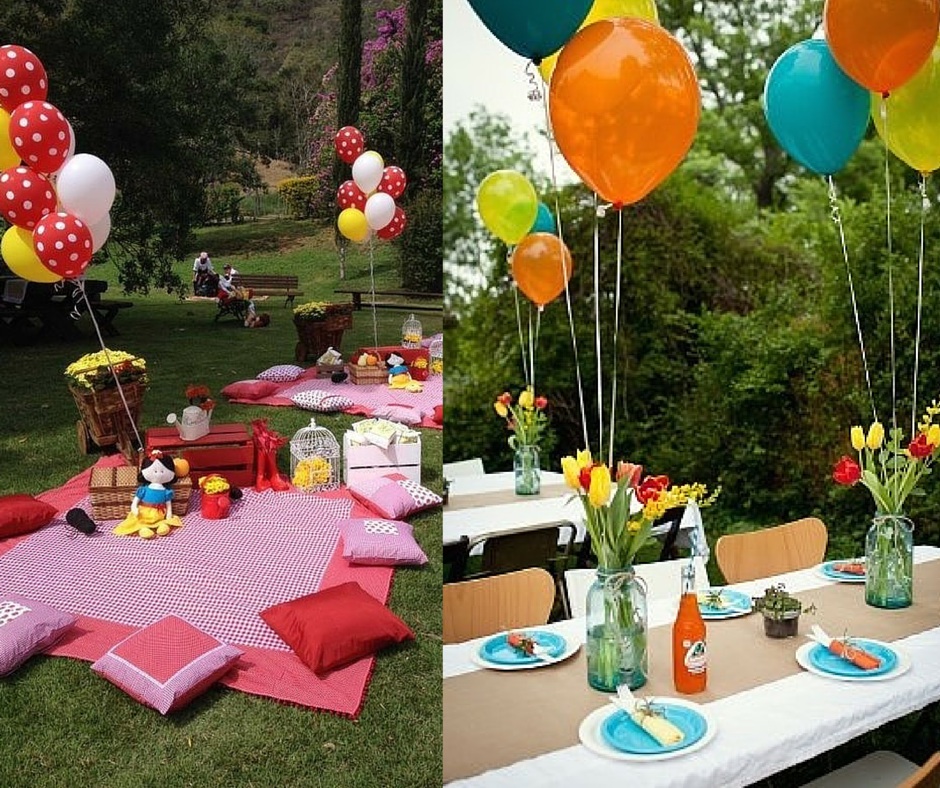 decoração festa infantil simples idéias caseiras