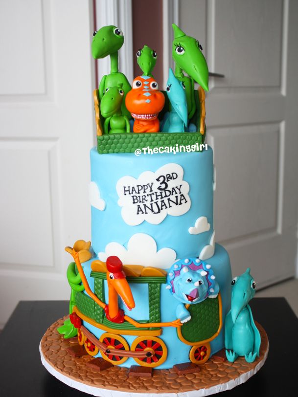 Baby Dino Birthday Cake Baby Dino Birthday Cake