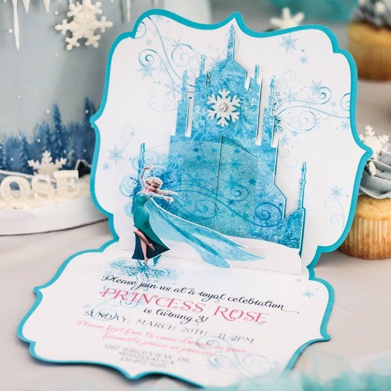 Convite Festa Frozen