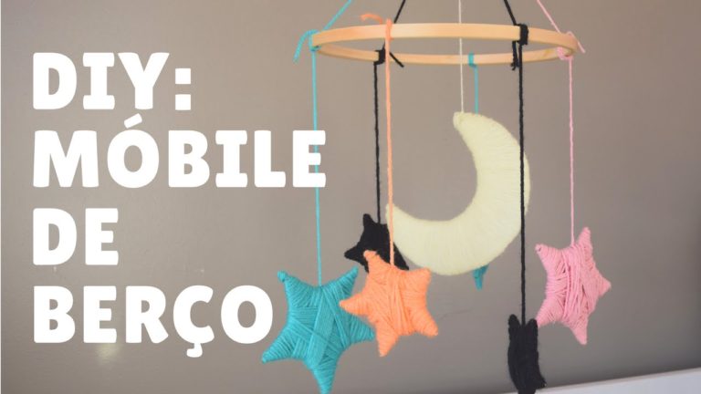 Vídeo: DIY – Veja como fazer um lindo móbile de berço Vídeo: DIY – Veja como fazer um lindo móbile de berço