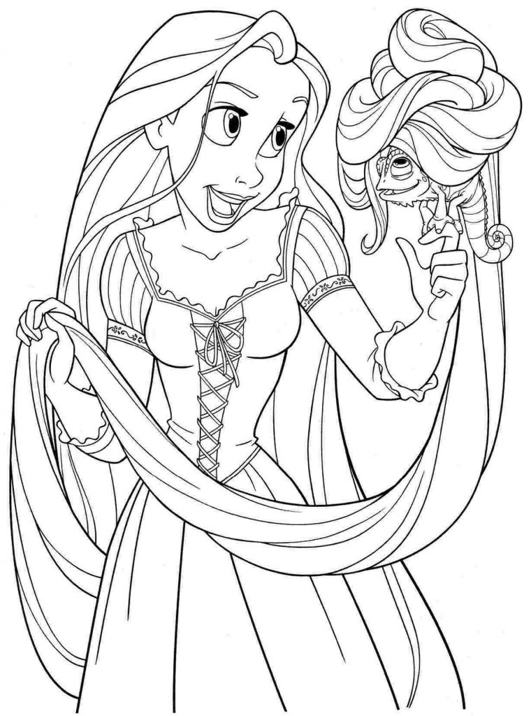 desenhos para colorir Rapunzel