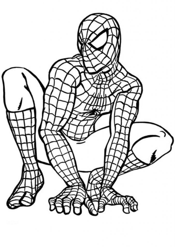 desenhos para colorir do homem-aranha