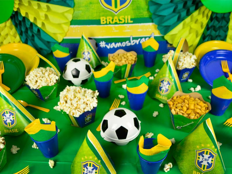 Decoração Festa Infantil tema Copa do Mundo