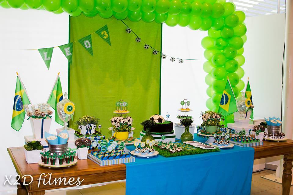 Decoração Festa Infantil Copa do Mundo