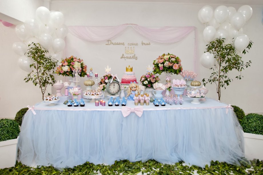decoração de festa princesa cinderela