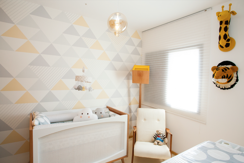dica de papel de parede para quarto de bebê