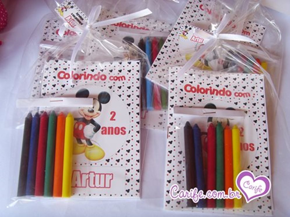 kit de pintura como lembrancinha de festa de aniversário de criança
