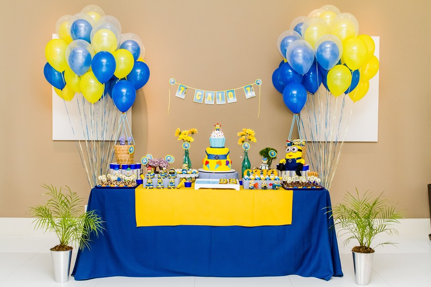 festa infantil dos minions