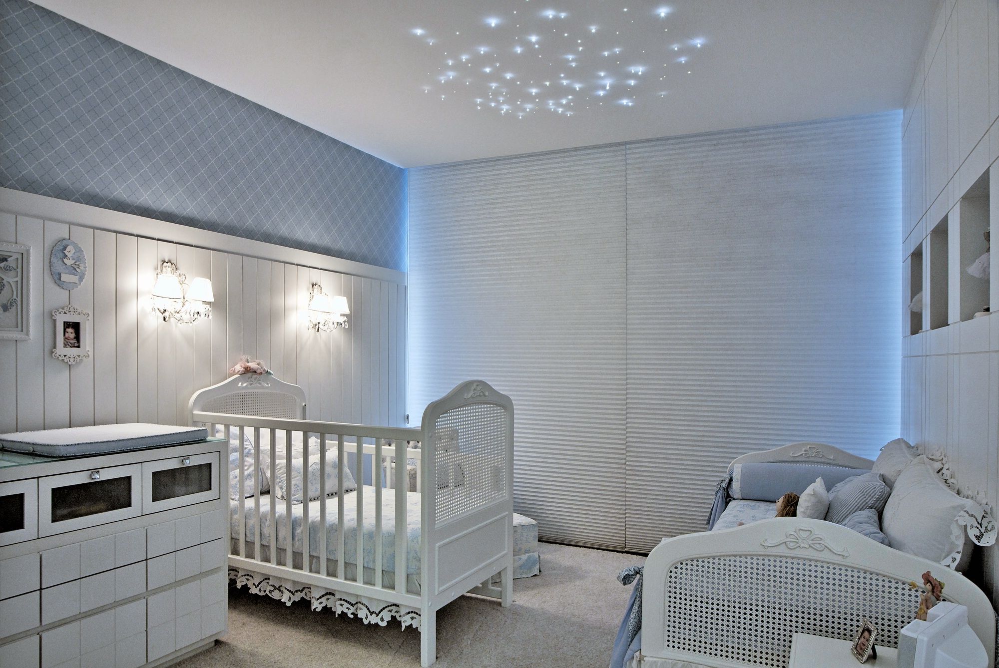 Quarto de bebê masculino céu