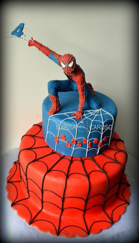 Bolo do homem aranha Bolo do homem aranha
