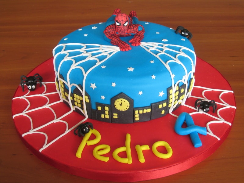 ideias de bolo homem aranha