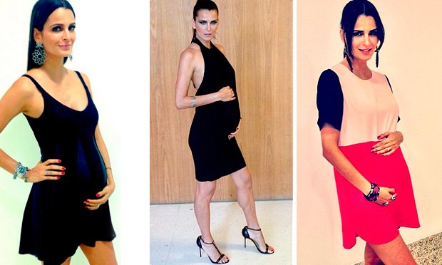 Look das famosas na gravidez Look das famosas na gravidez