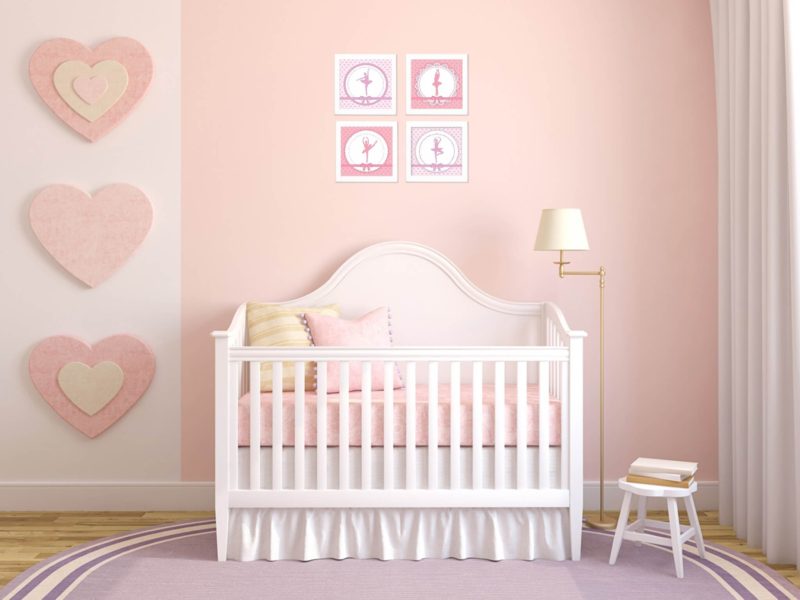 dicas para decorar um quarto de bebê com tema bailarina