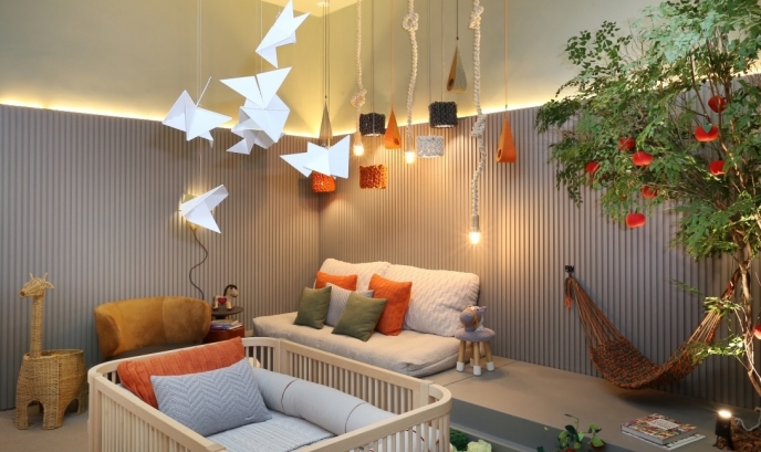Quarto de bebê tema natureza