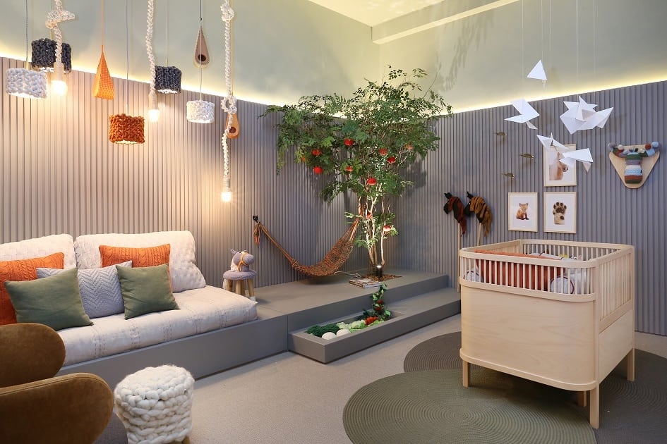 Quarto de bebê tema natureza