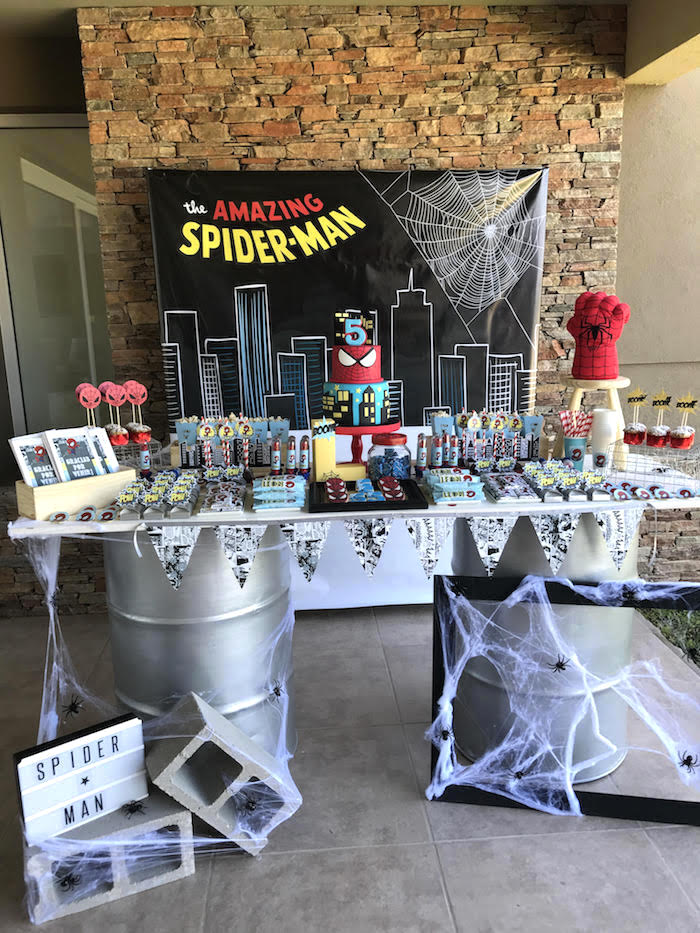 festa infantil Homem-Aranha