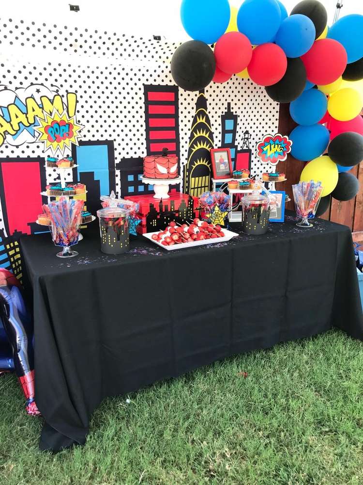 festa infantil Homem-Aranha