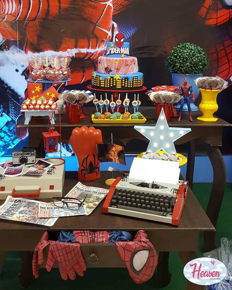 festa infantil Spiderman