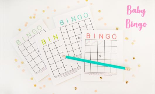 bingo chá de bebê