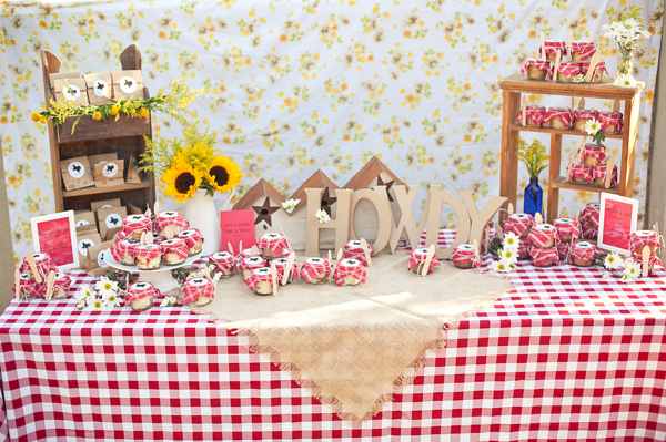 mesa Decoração festa junina