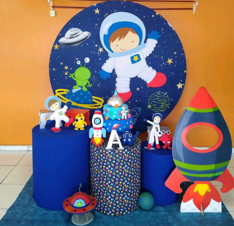 Festa de astronauta: fotos