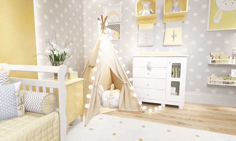 Cores para quarto de bebê