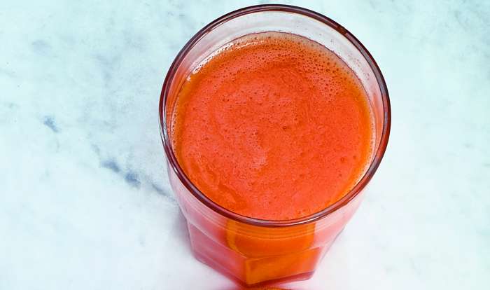receita de suco colorido de laranja
