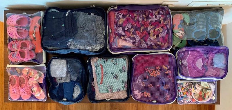 dicas de como organizar a mala
