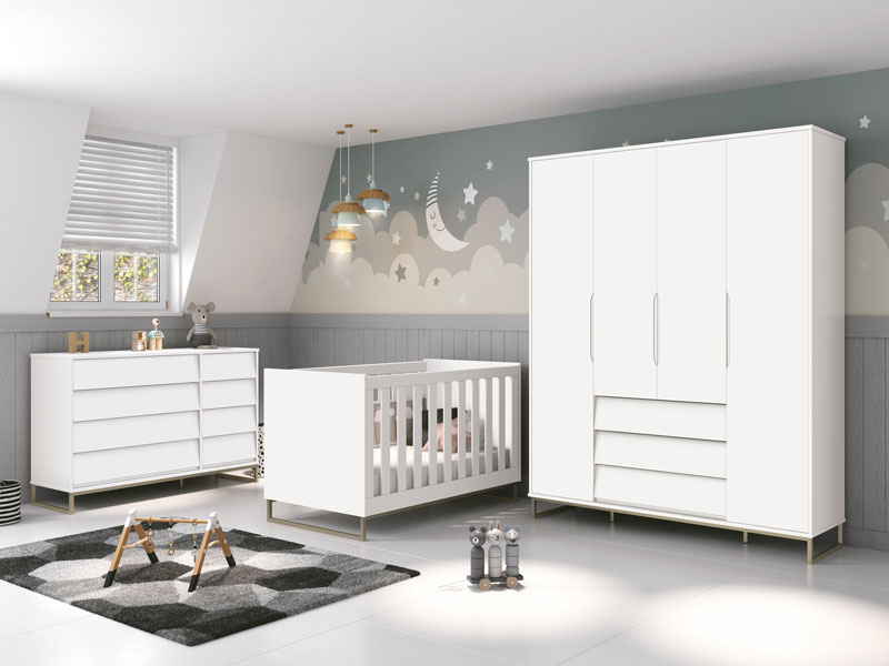 quarto de bebê moderno