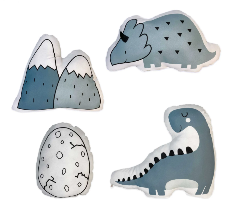 kit almofadas dinossauros
