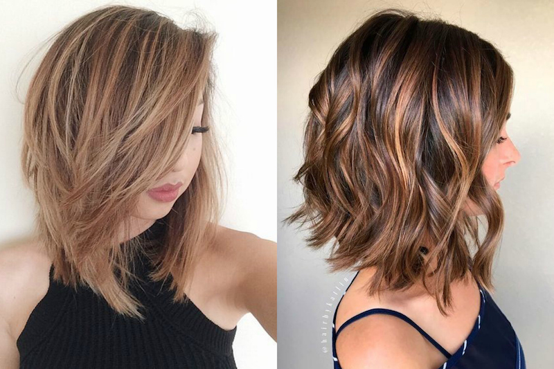 long bob corte de cabelo feminino