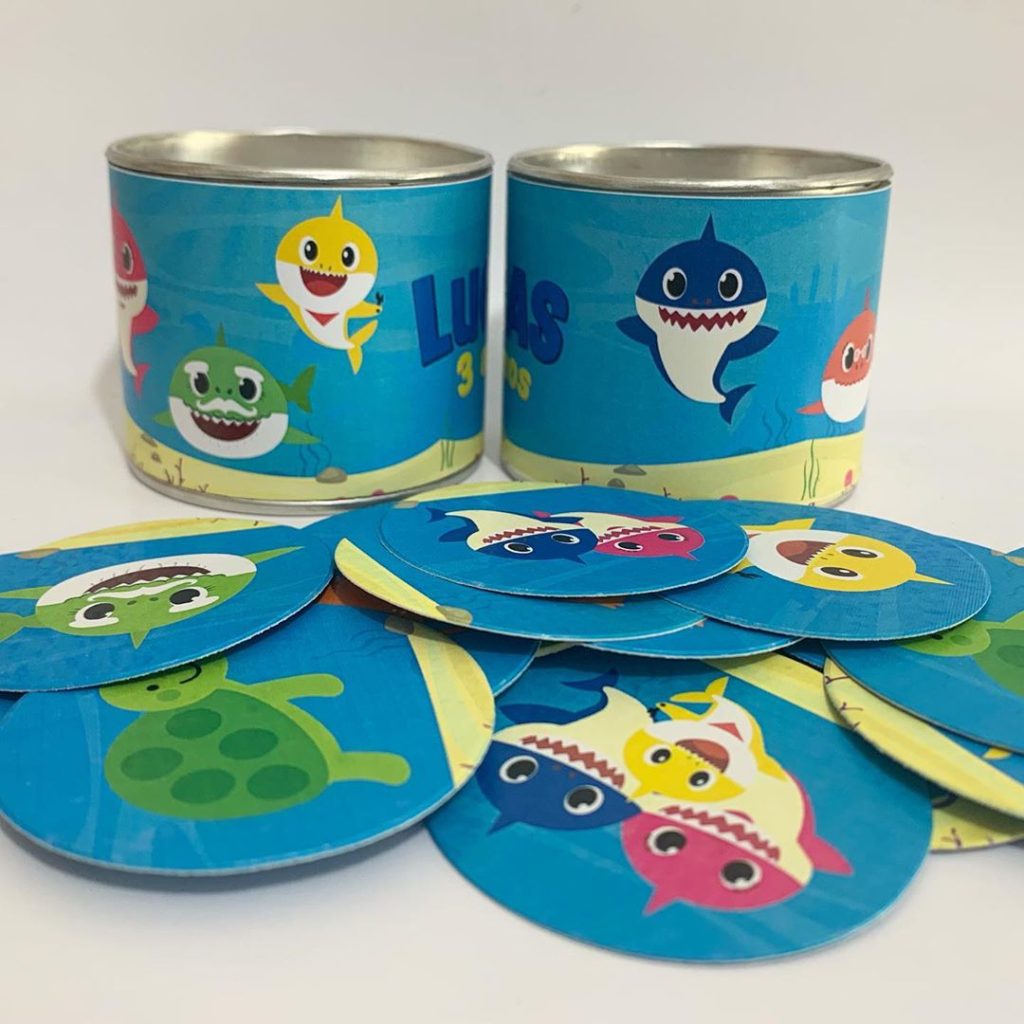 lembrancinha para festa Baby Shark