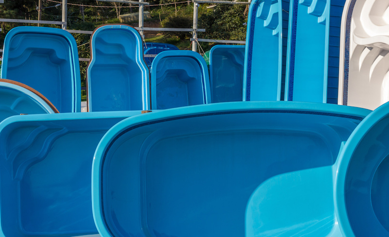 piscina de fibra